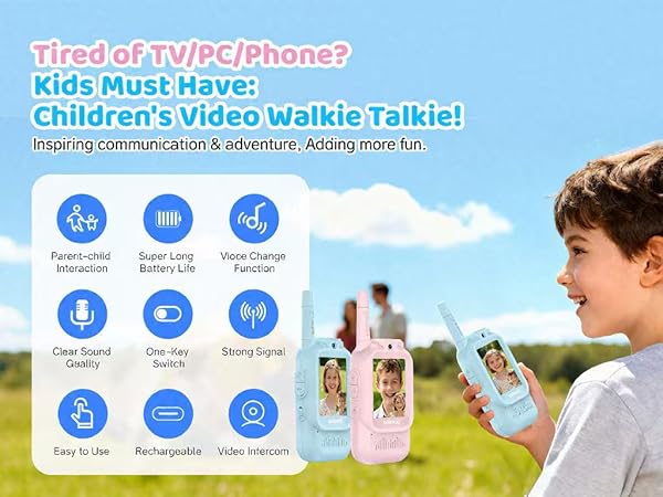 Video Walkie Talkies for Kids