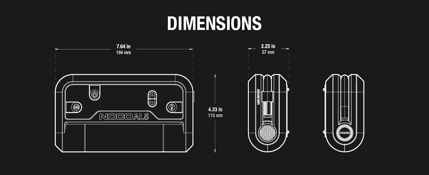 compact tire inflator size 7.64 by 4.33 by 2.25 inches lightweight cordless portable air pump