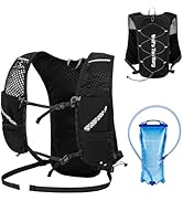 Azarxis Hiking Hydration Pack Running Backpack Daypack Vest with 5L Water Bladder for Women Men C...