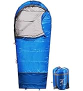 REDCAMP Kids Mummy Sleeping Bag for Camping, 3 Season Cold Weather Sleeping Bag Fit Boys,Girls &amp; ...