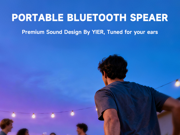 YIER PORTABLE BLUETOOTH SPEAKER