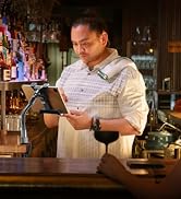 Magnetic mount mounted on a refrigerator in a restaurant