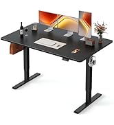 FEZIBO Standing Desk, 63×28 Inches Electric Height Adjustable, Sit Stand Up, Computer Office Desk...