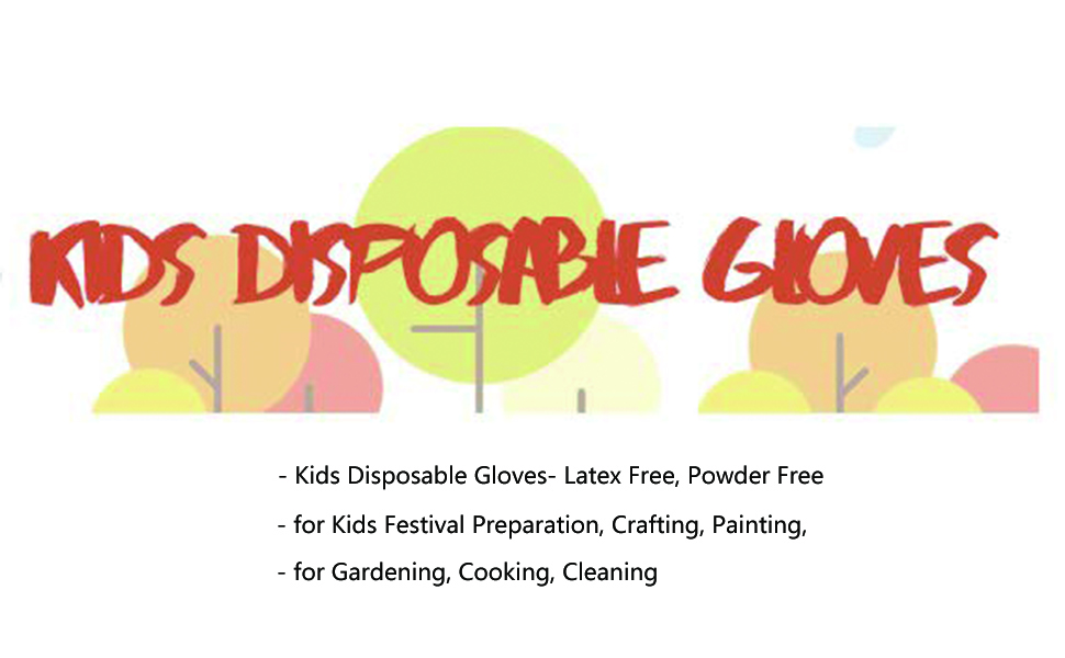 Disposable Nitrile Gloves for Kids