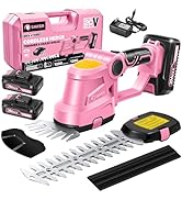 Saker Cordless Hedge Trimmer-20V Electric Shrub Trimmer Grass Shears Handheld Grass Cutter, Hedge...