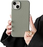 FABSPARK Case for iPhone 13/iPhone 14,Cute 3D Laid Braid Woven Pattern Desgin Solid Color Girls C...