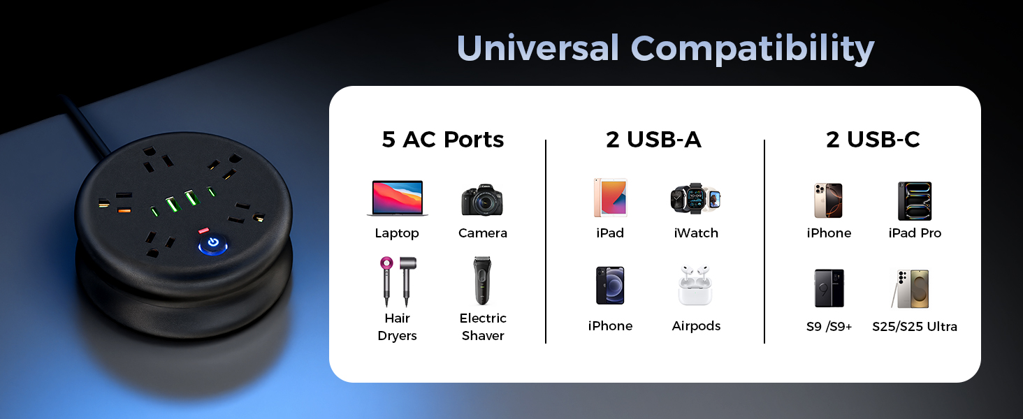 Power Strip Surge Protector