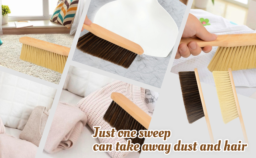 wooden hand broom
