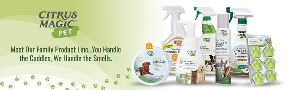 Citrus Magic Pet Products Help Eliminate Pet Odors