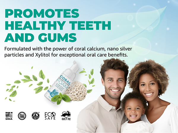 Coral Foaming Toothpaste Mint Flavor