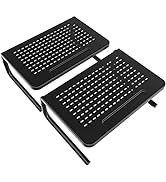 2 Pack Monitor Stand Riser with Vented Metal for Computer, Laptop, Desk, Printer, 3 Level Height ...