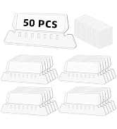 File Folder Tabs, SUNEE 50 Sets Hanging File Folder Labels Tabs and Inserts for Hanging Files Fol...