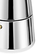 DITOSH 2 Cup 100 ml 3.3 oz Stovetop Espresso Maker Sainless Steel Moka Pot Espresso Maker Percola...