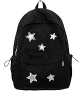 MININAI Cute Y2K Aesthetic Backpack Stars Pattern Preppy Backpack Laptop Backpack Back to College...