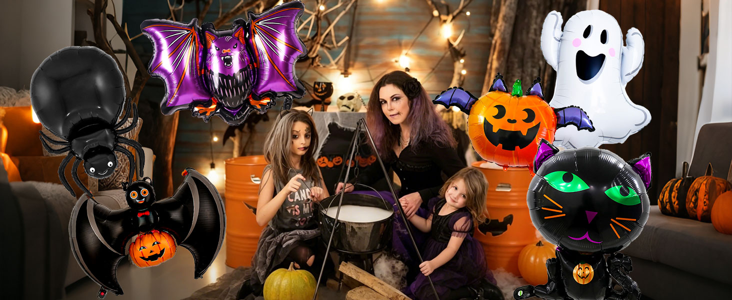 halloween foil balloons