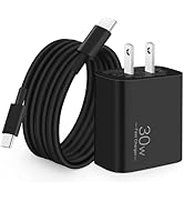 30W USB C Fast Charger for Google Pixel 10/10 Pro XL/10 Pro Fold/9/9 Pro XL/8/8a/8 Pro/7/7a/6/5/4...