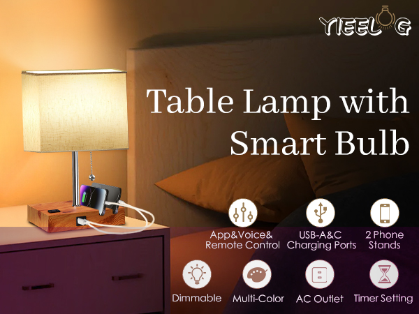 RGB Dimmable Table Lamp