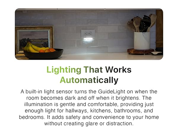 Lighting that works automatically