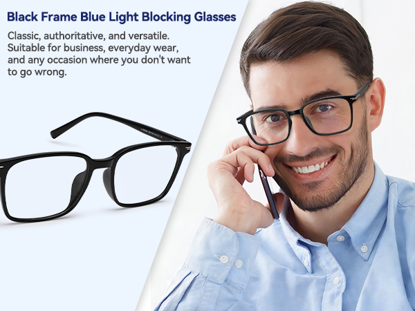 mens blue light glasses