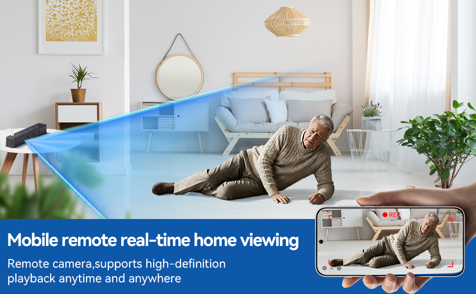 Mobile remote real-time home viewing