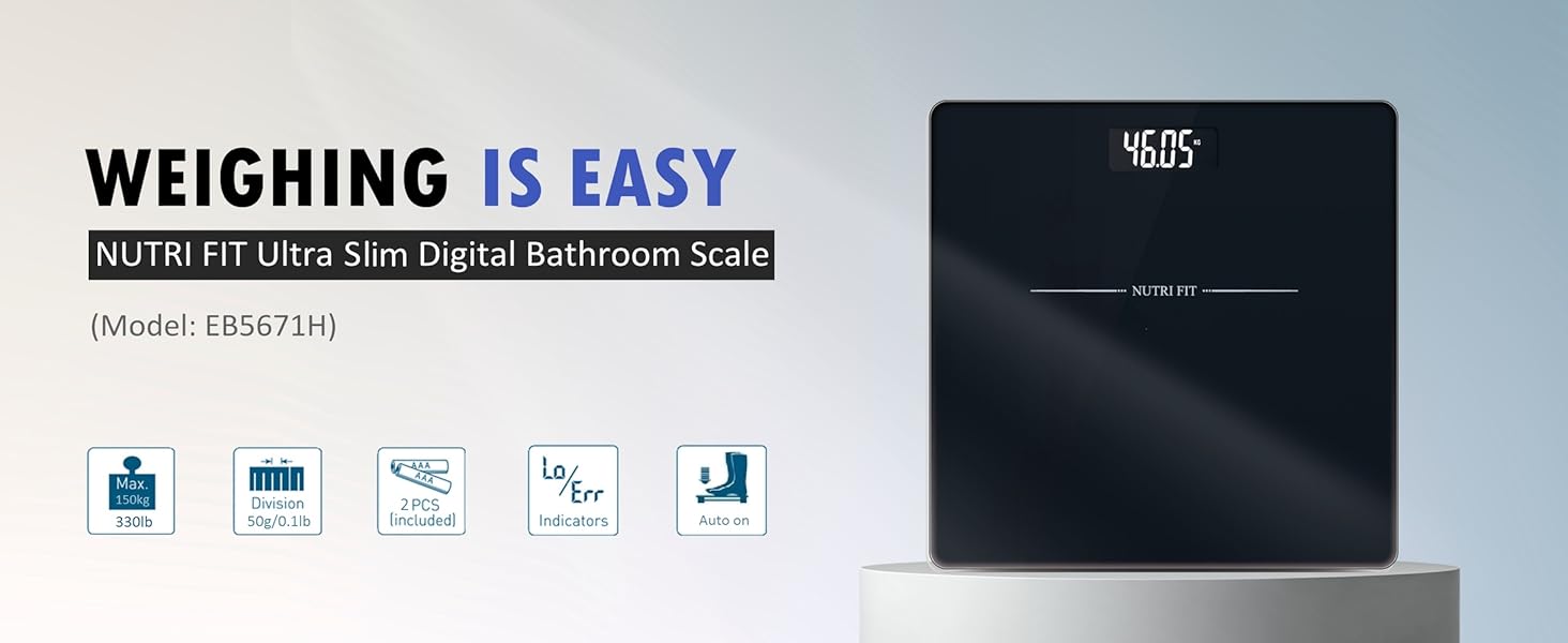 EB5671H Bathroom Scale New Banner