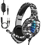 Targeal Gaming Headset with Microphone - for PC, PS4, PS5, Switch, Xbox One, Xbox Series X|S - 3....