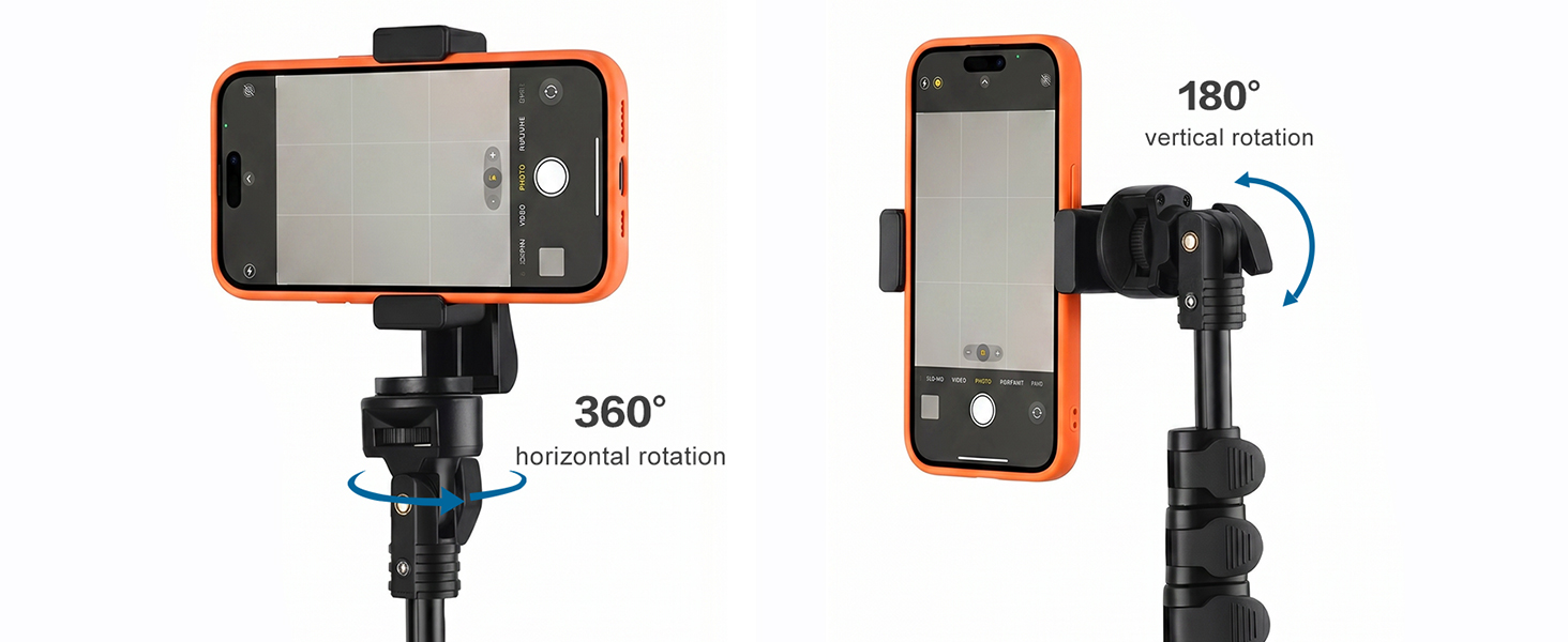 360° ROTATION &amp;amp; 180° TILT FOR MULTI-ANGLE SHOOTING