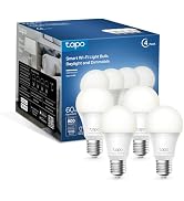 Tapo TP-Link Smart Light Bulbs - Natural Daylight, Dimmable, Compatible w/Alexa and Google Home, ...
