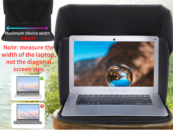 Laptop Sun Shade