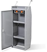 CAB-4618 Steel Van Storage Cabinet 46" Locking Tool Cabinet with Shelves, Lockable Cabinet Grey W...