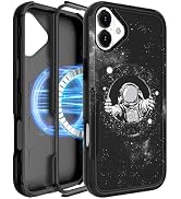 LISEVO Heavy Duty for iPhone 17 Case - Compatible with MagSafe Shockproof Protective Rugged Magne...