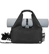 sportsnew Yoga Gym Bags for Women with Shoes Compartment and Wet Dry Storage Pockets with Adjusta...