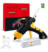 Krightlink Cordless hot glue gun Kit with 10 Glue Sticks, High Temp for School Crafts DIY Arts an...