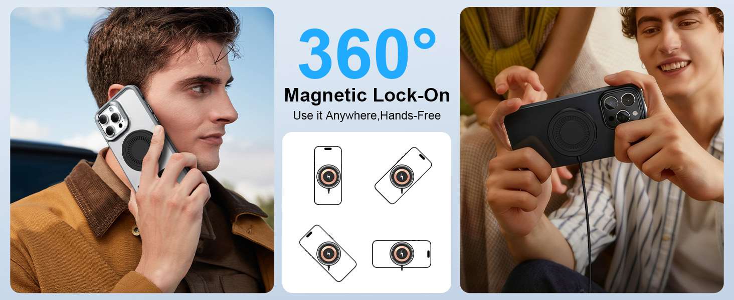 iphone 17 pro max magsafe charger magnetic fast wireless charging pad