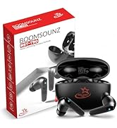 T-90 BoomSounZ Sweatproof Wireless Earbuds – ENC Noise Cancelling Ear buds with Dual Mode for Mus...