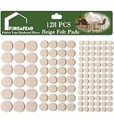 Fursafe&amp;Q Felt Furniture Pads for Hardwood Floors - Self Adhesive Chair Felt Pad, Furniture Feet ...