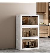 JOYMOOP Closet Organizers and Storage – 148.8 Qt Collapsible Storage Bins with Lid (3-Tier, 3 x 1...