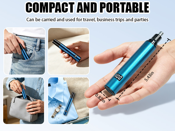 YunLuna nose trimmer,compact,portable,0.82*5.43 inch,suit for pocket, makeup bags, business trip