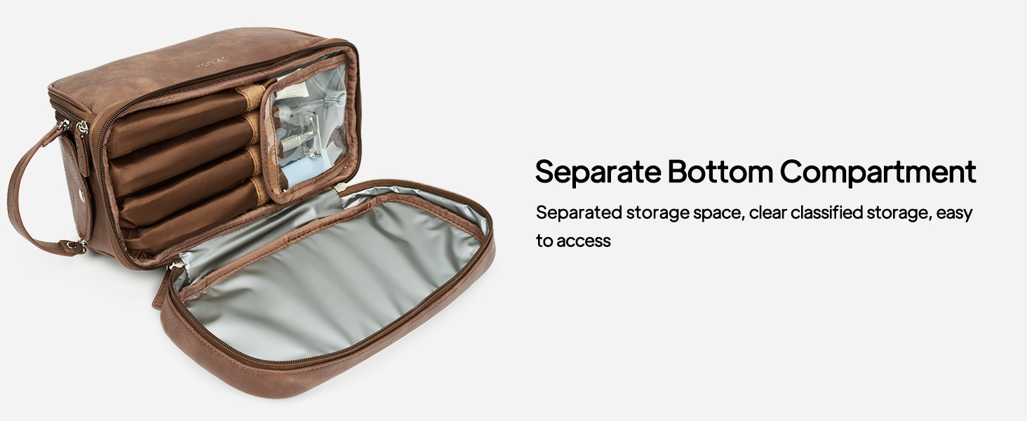 PU Leather Dopp Kit