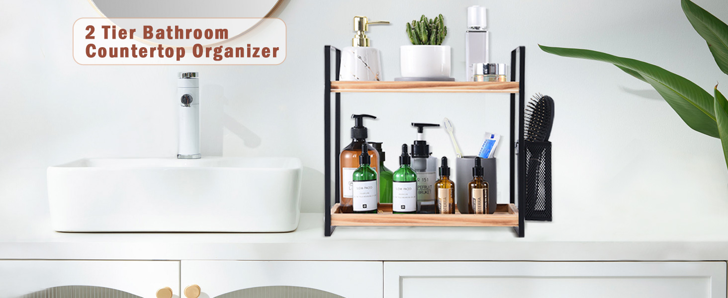 bathroom organizer, bathroom counter organizer, bathroom organizer countertop,vantity organizer