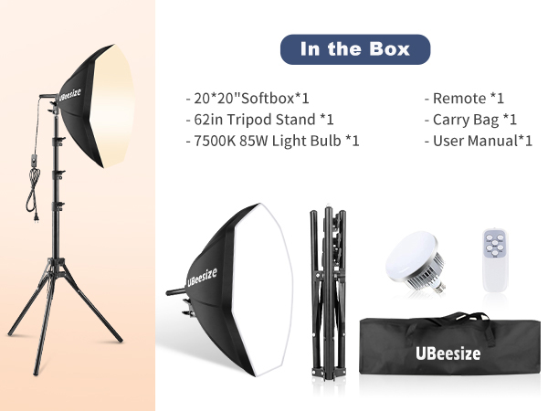 Softbox Photography Lighting Kit