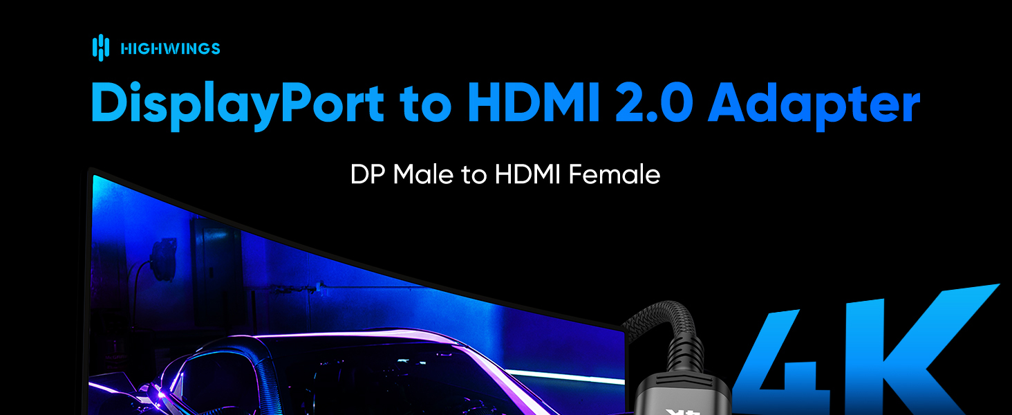 DisplayPort to HDMI