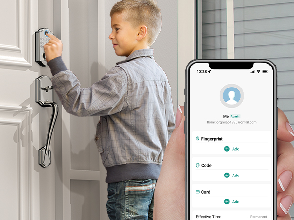 keyless entry door lock