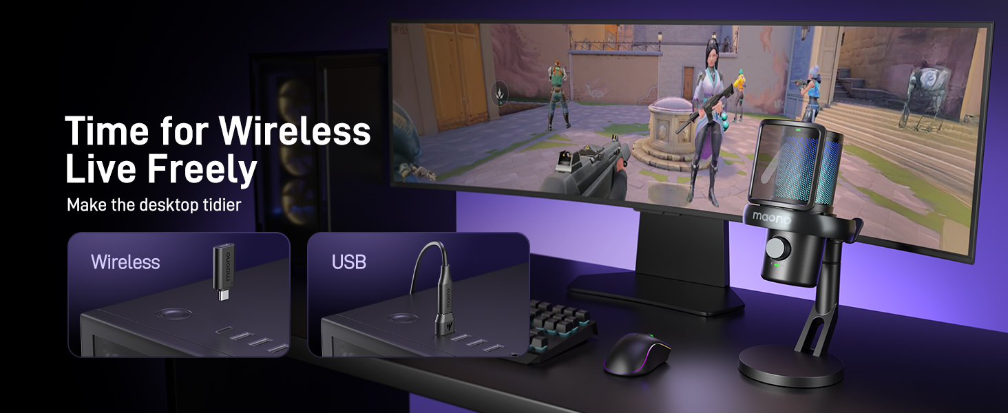 Wireless Gaming Microphone