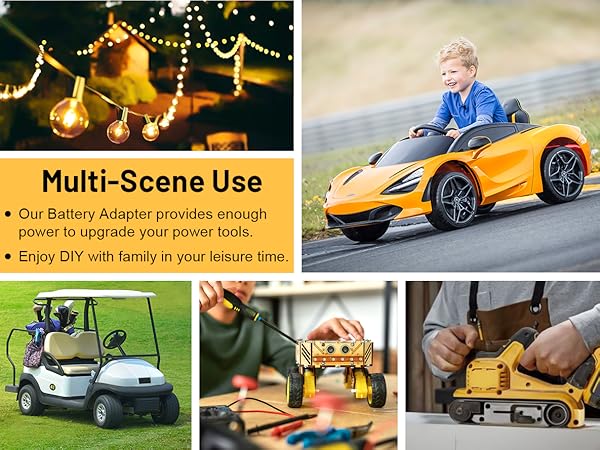 dewalt power wheels adapter
