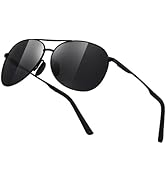 tanmigot Aviator Sunglasses for Men Women, Polarized UV400 Protection Sun glasses, Classic Aviato...