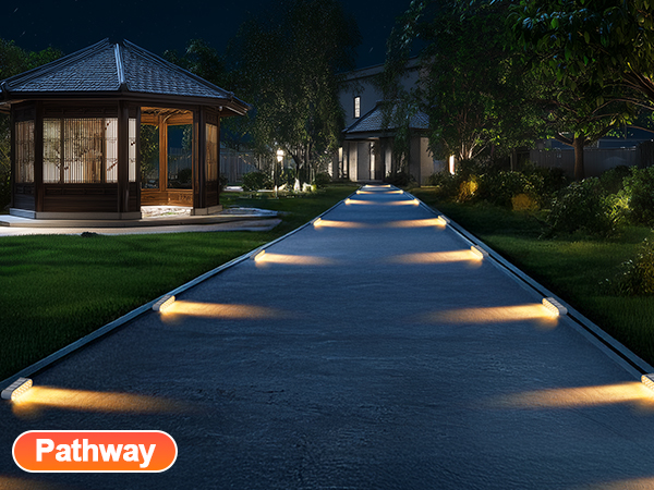 solar pathway lights outdoor waterproof