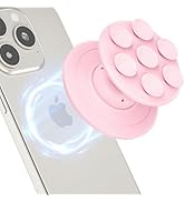 AUROX Magnetic Phone Grip for Magsafe Phone Grip, Magnetic Suction Cup Collapsible Phone Grip Hol...