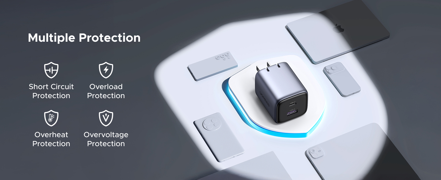 Cargador UGREEN de 35W para iPhone 17 Pro Max
