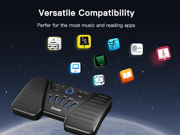 Versatile Page Turner Pedal